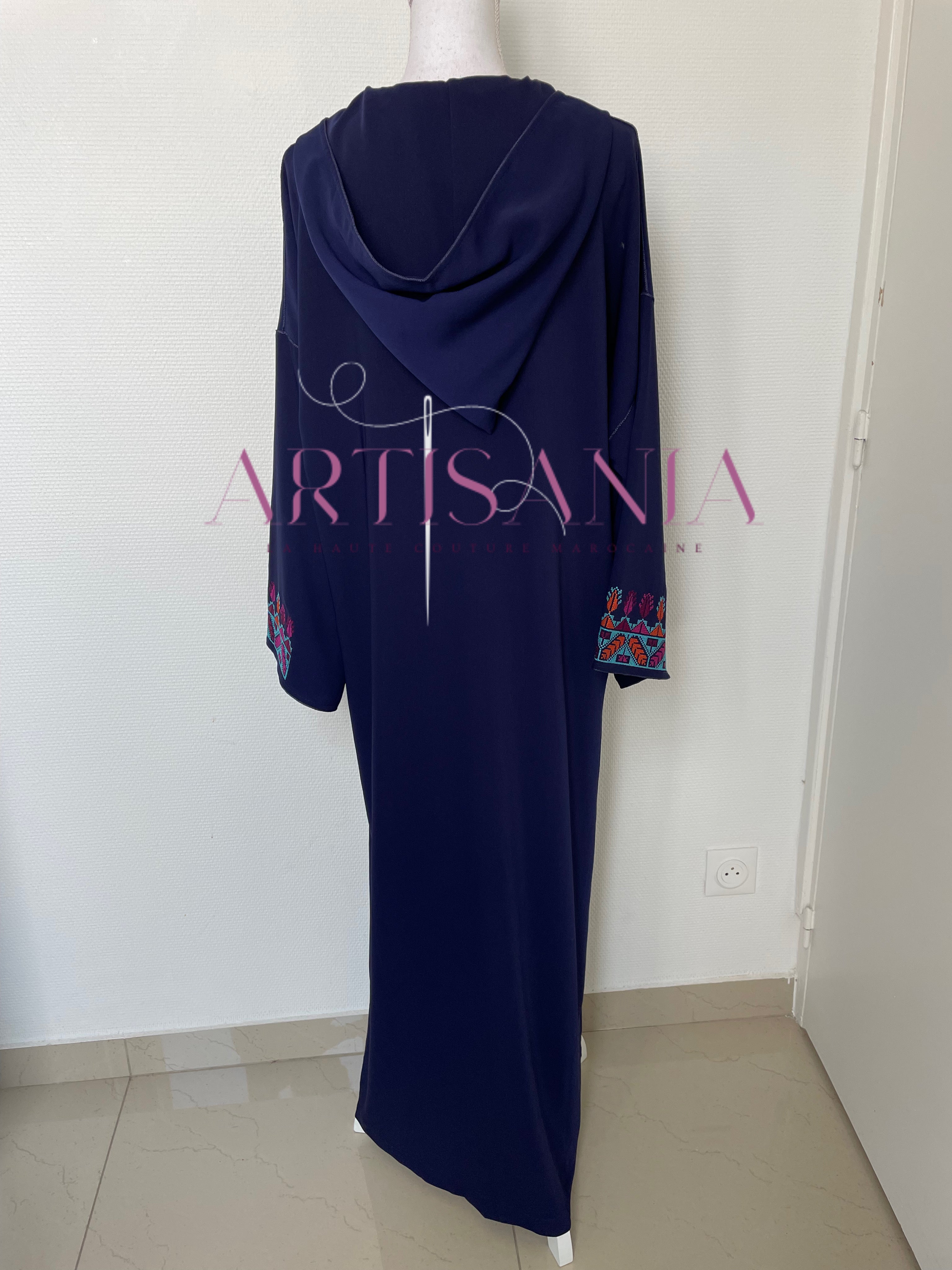 Jellaba marocaine une pièce - modèle Houda