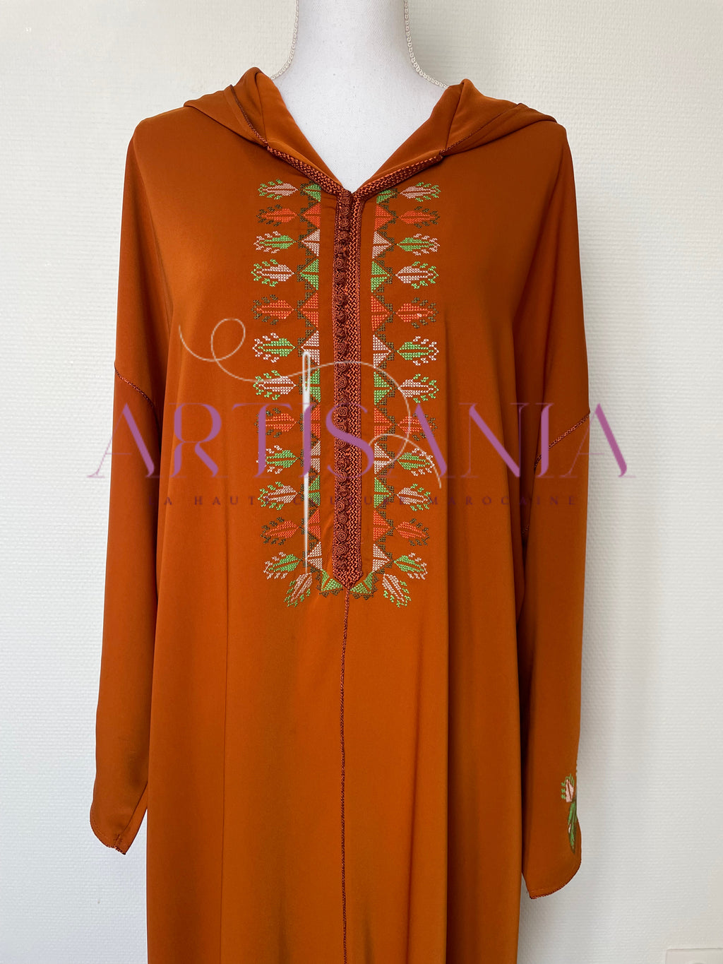 Jellaba marocaine une pièce - modèle Houda