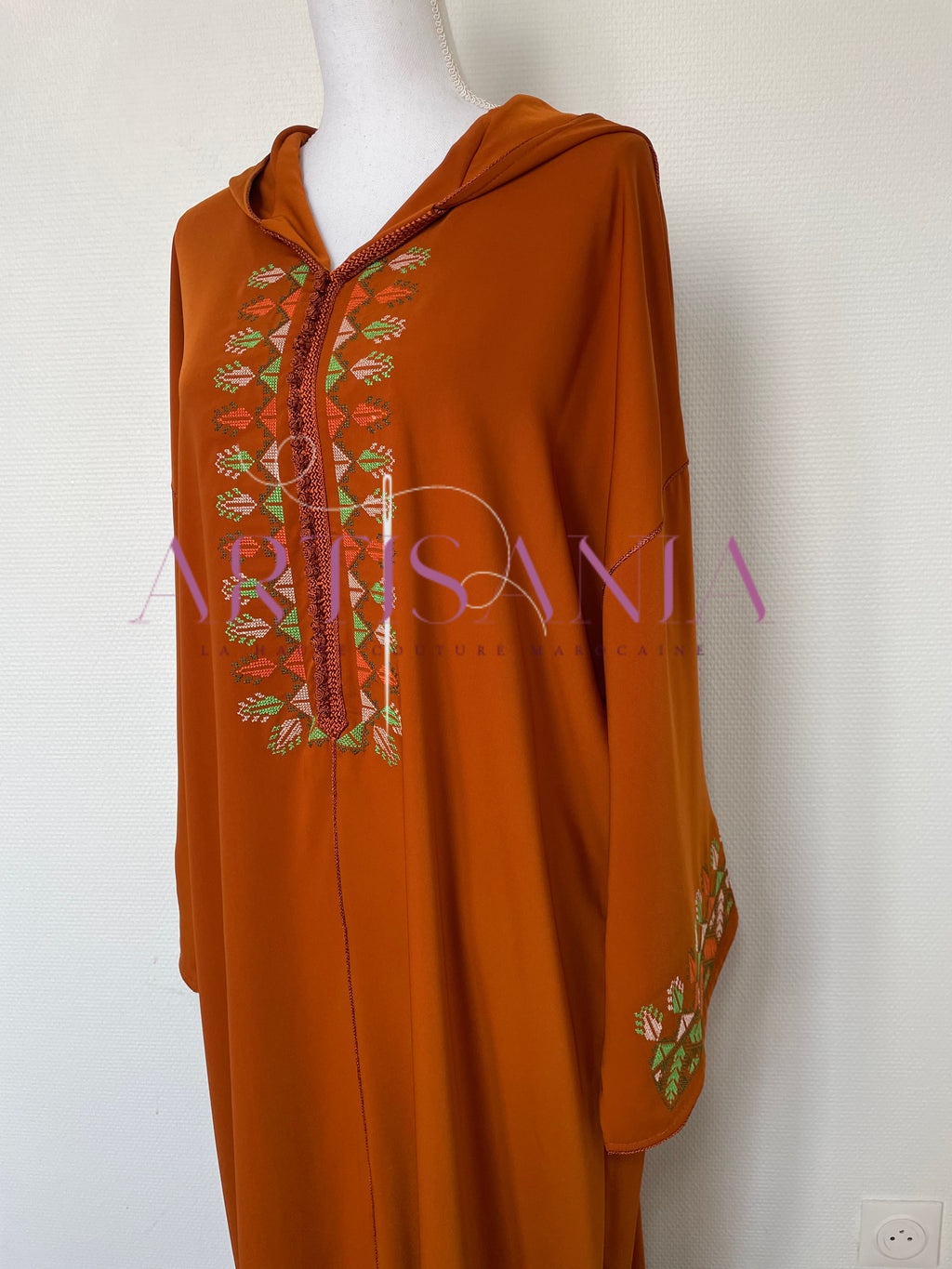 Jellaba marocaine une pièce - modèle Houda