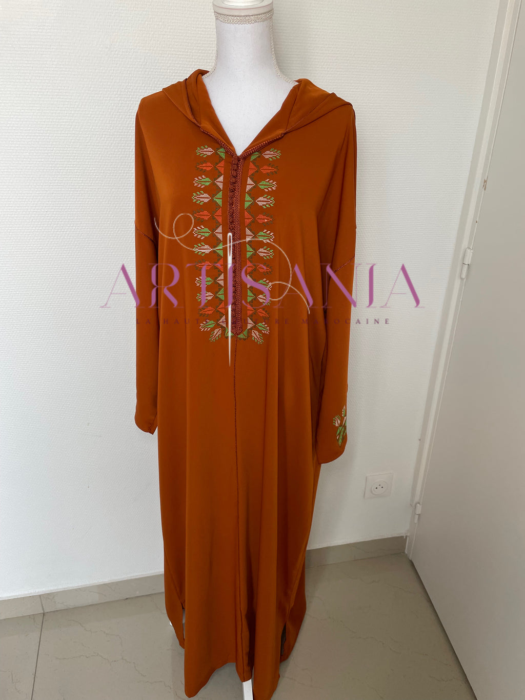 Jellaba marocaine une pièce - modèle Houda