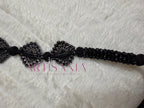 Ceinture métal ajustable - aux perles noires et dorées 🖤✨