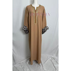 Gandoura marocaine -  motifs léopards 🐆✨