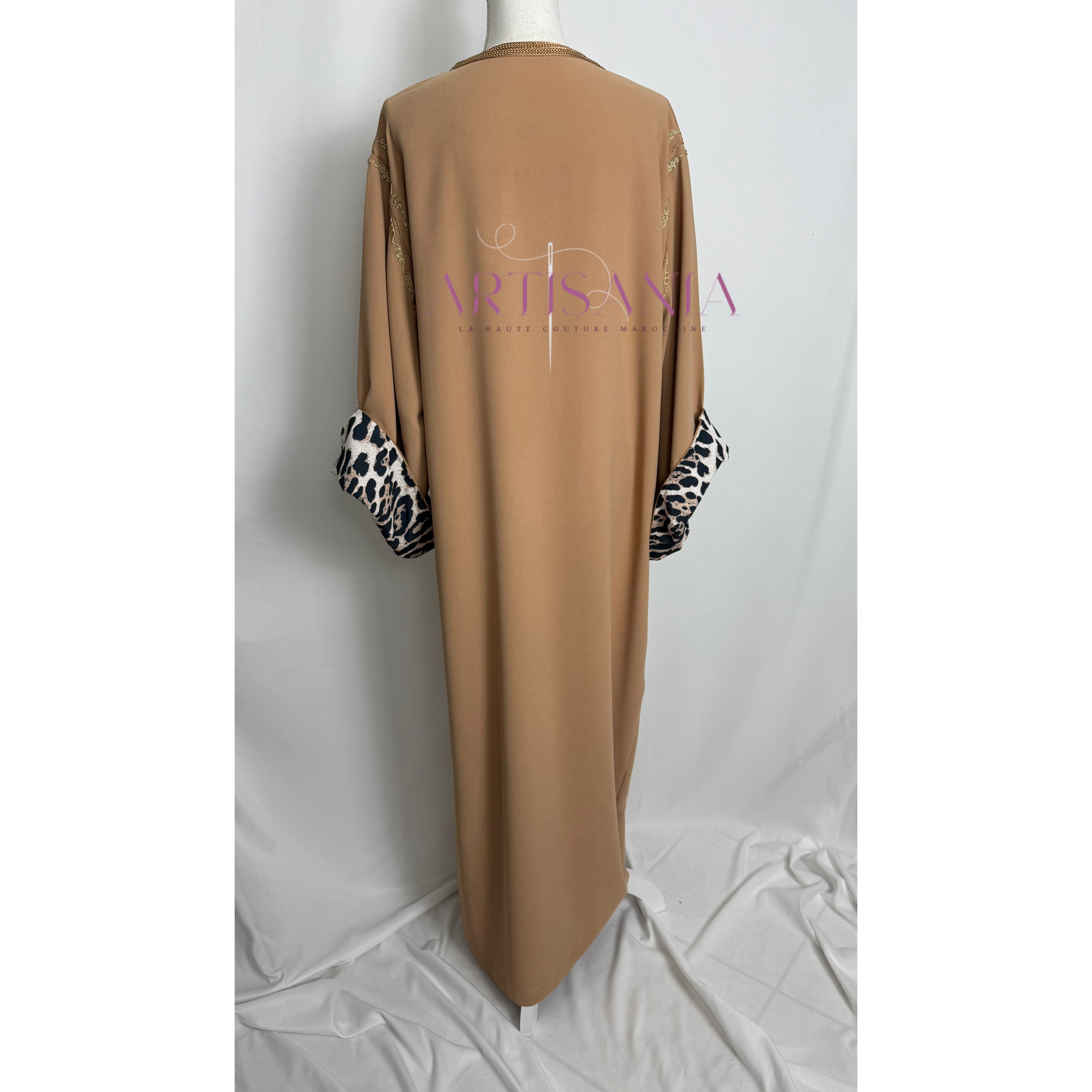 Gandoura marocaine -  motifs léopards 🐆✨