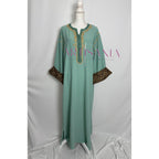 Gandoura marocaine -  motifs léopards 🐆✨