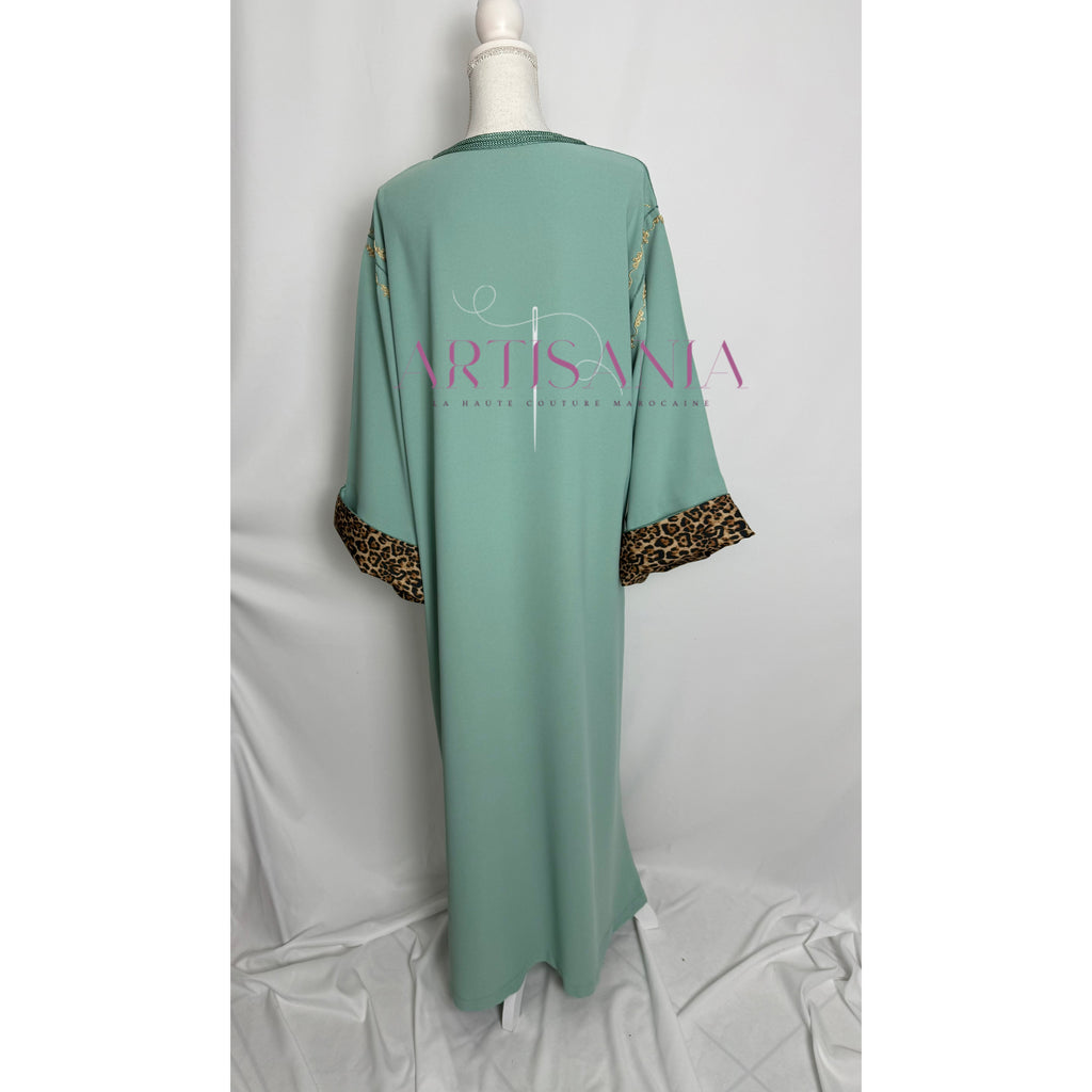 Gandoura marocaine -  motifs léopards 🐆✨