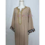 Gandoura marocaine -  motifs léopards 🐆✨