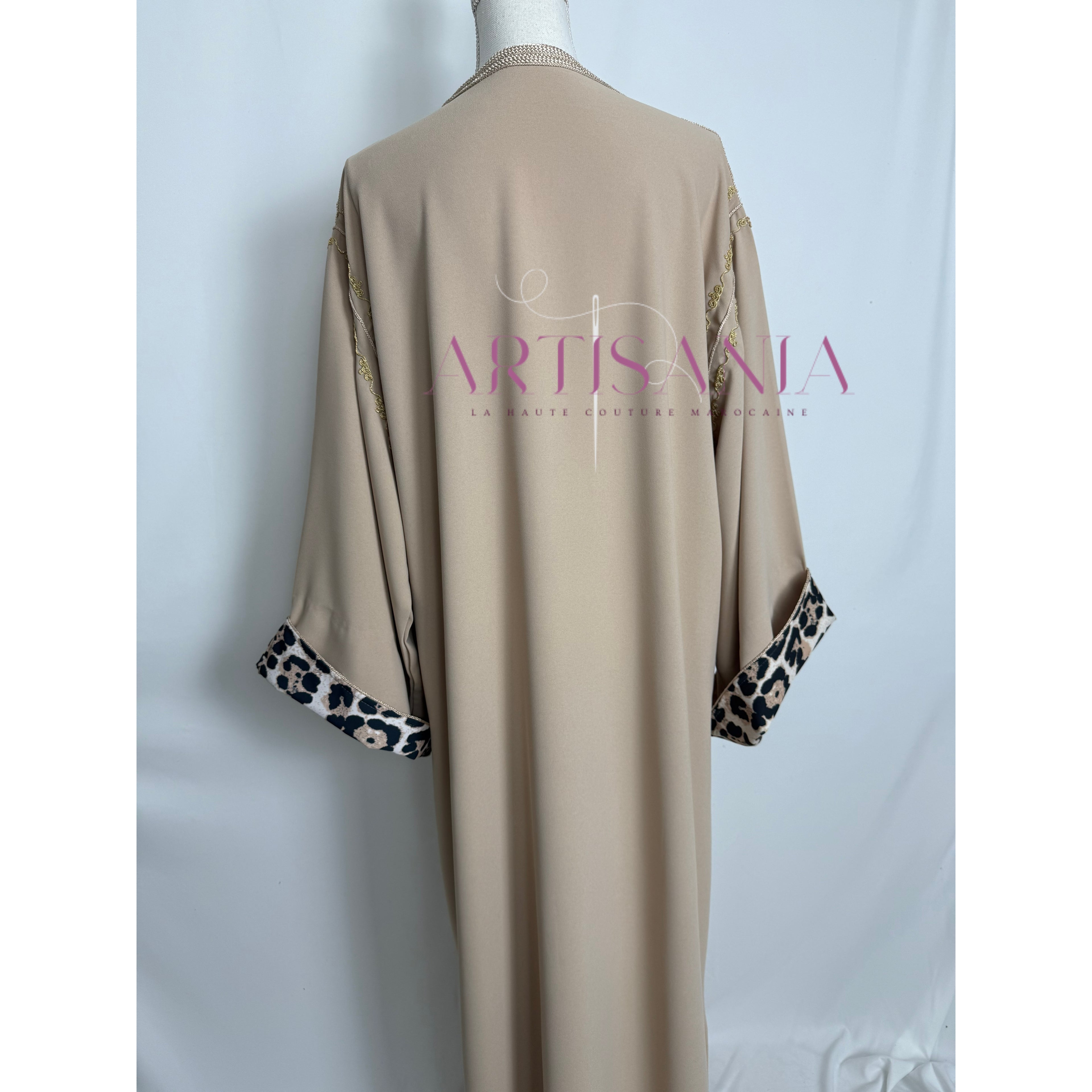 Gandoura marocaine -  motifs léopards 🐆✨