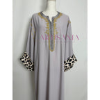 Gandoura marocaine -  motifs léopards 🐆✨