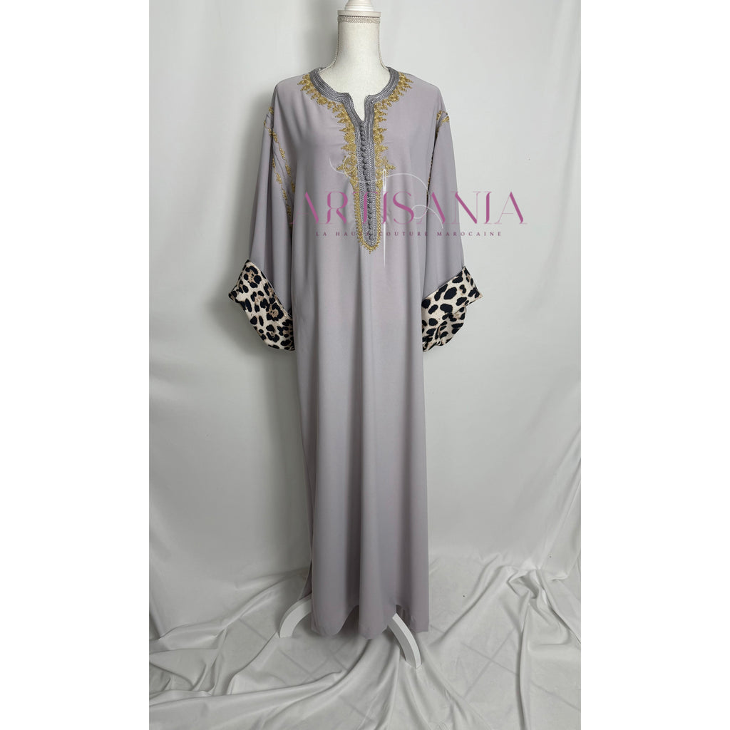 Gandoura marocaine -  motifs léopards 🐆✨
