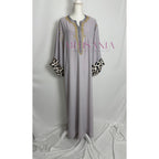 Gandoura marocaine -  motifs léopards 🐆✨