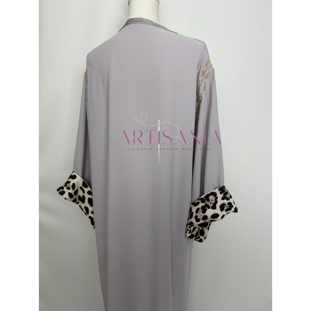 Gandoura marocaine -  motifs léopards 🐆✨