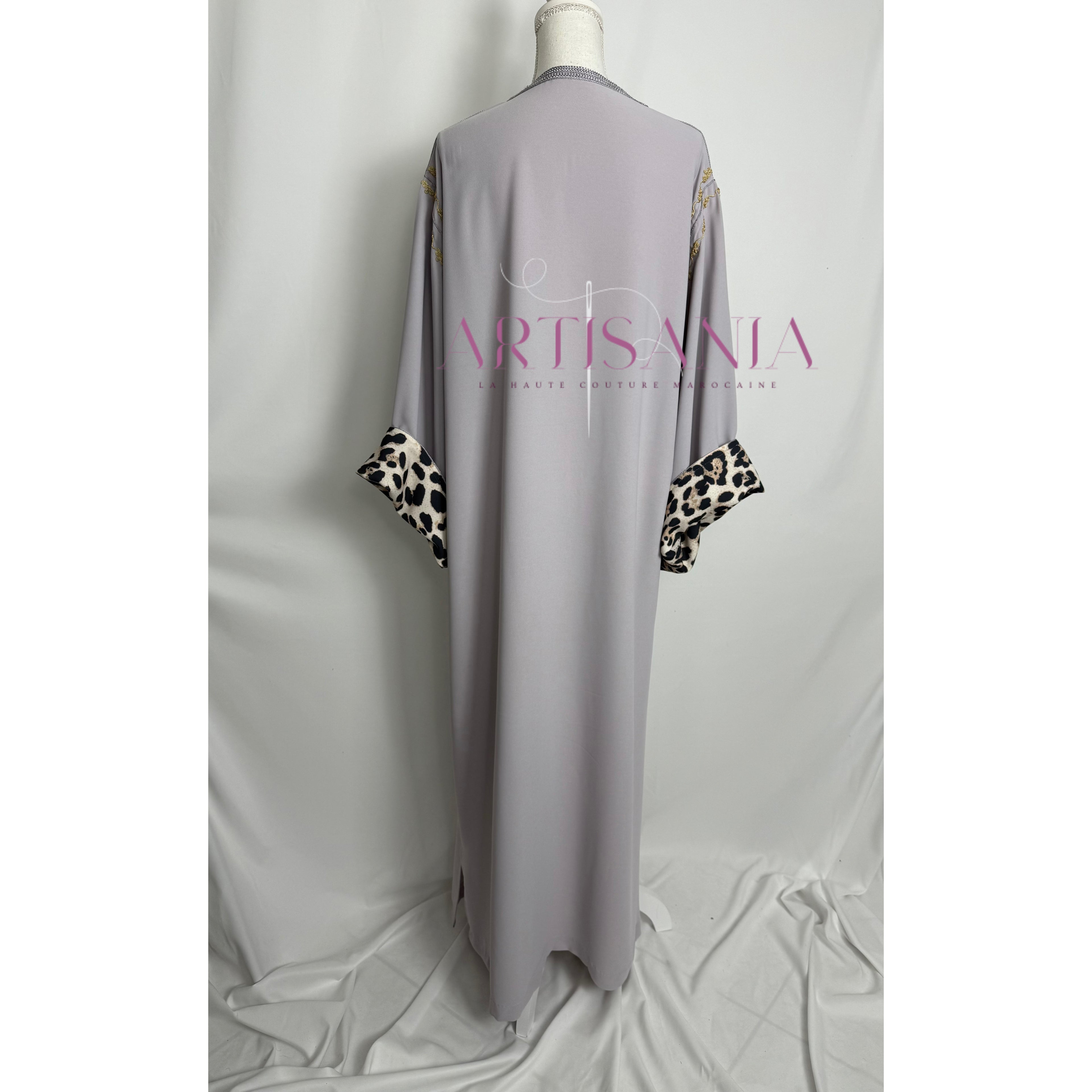 Gandoura marocaine -  motifs léopards 🐆✨