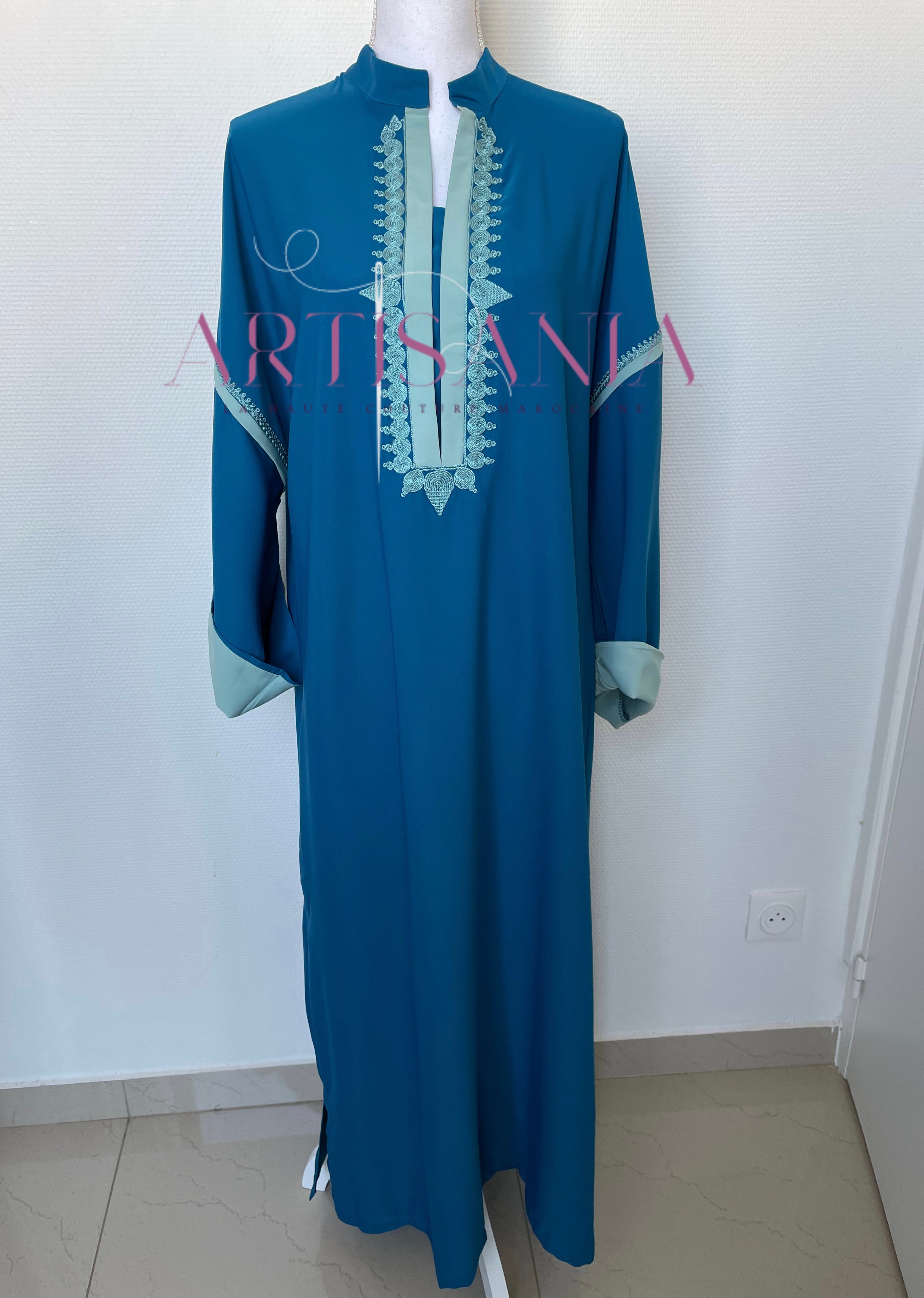 Gandoura marocaine petit prix - modèle Ambre