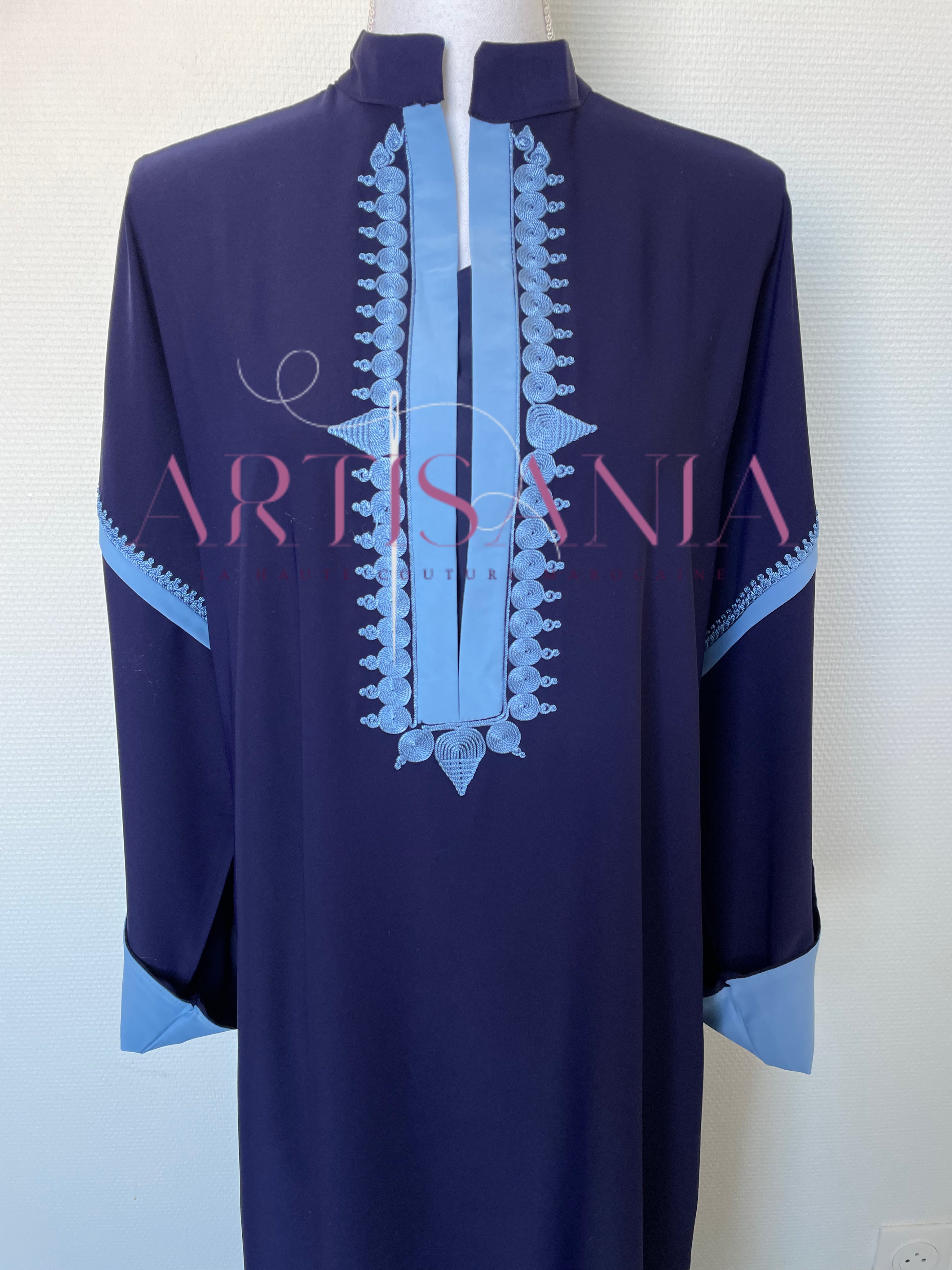 Gandoura marocaine petit prix - modèle Ambre