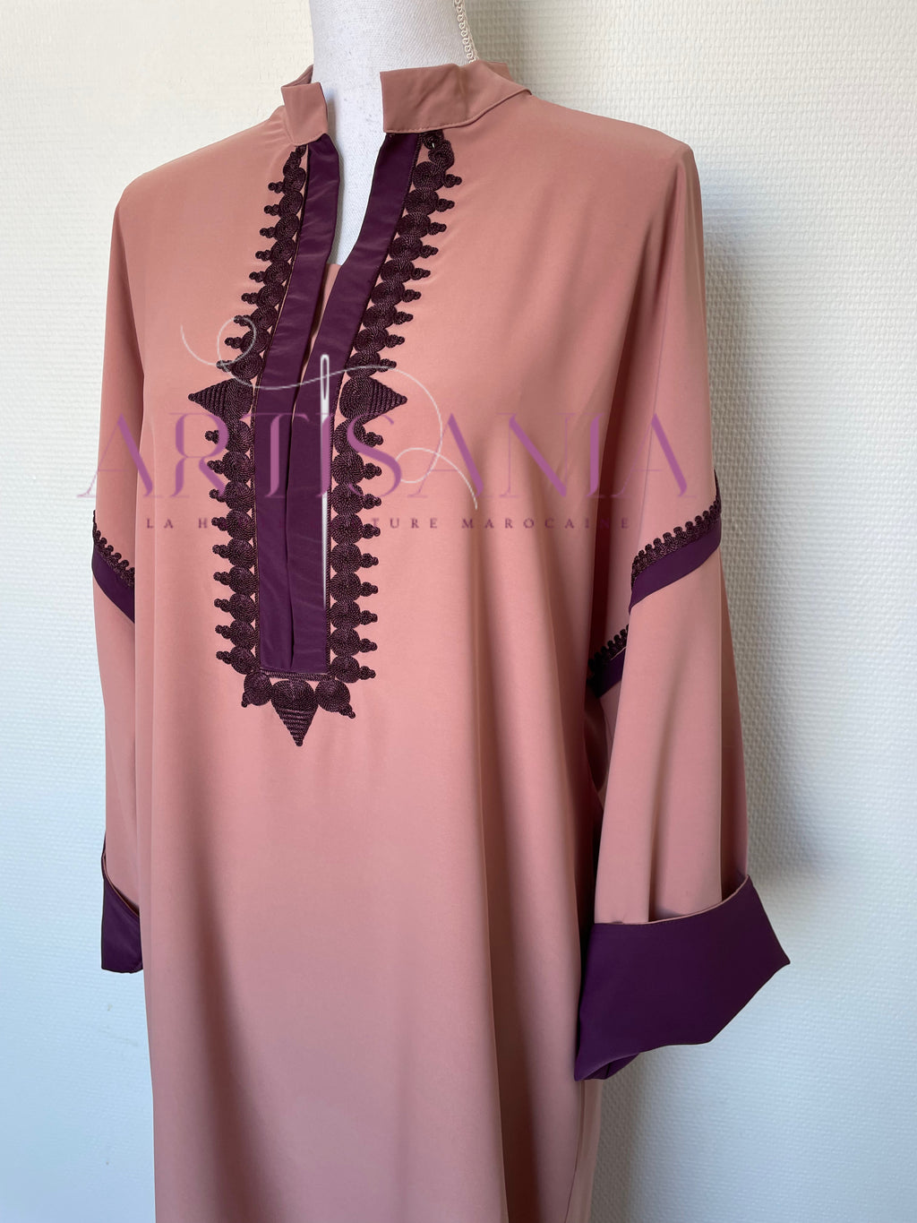 Gandoura marocaine petit prix - modèle Ambre