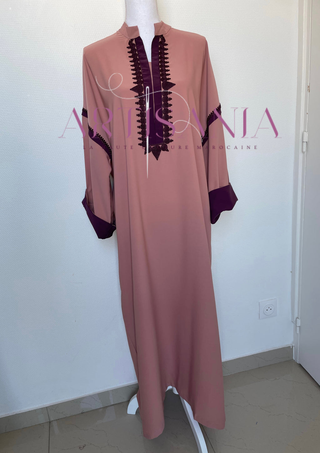 Gandoura marocaine petit prix - modèle Ambre