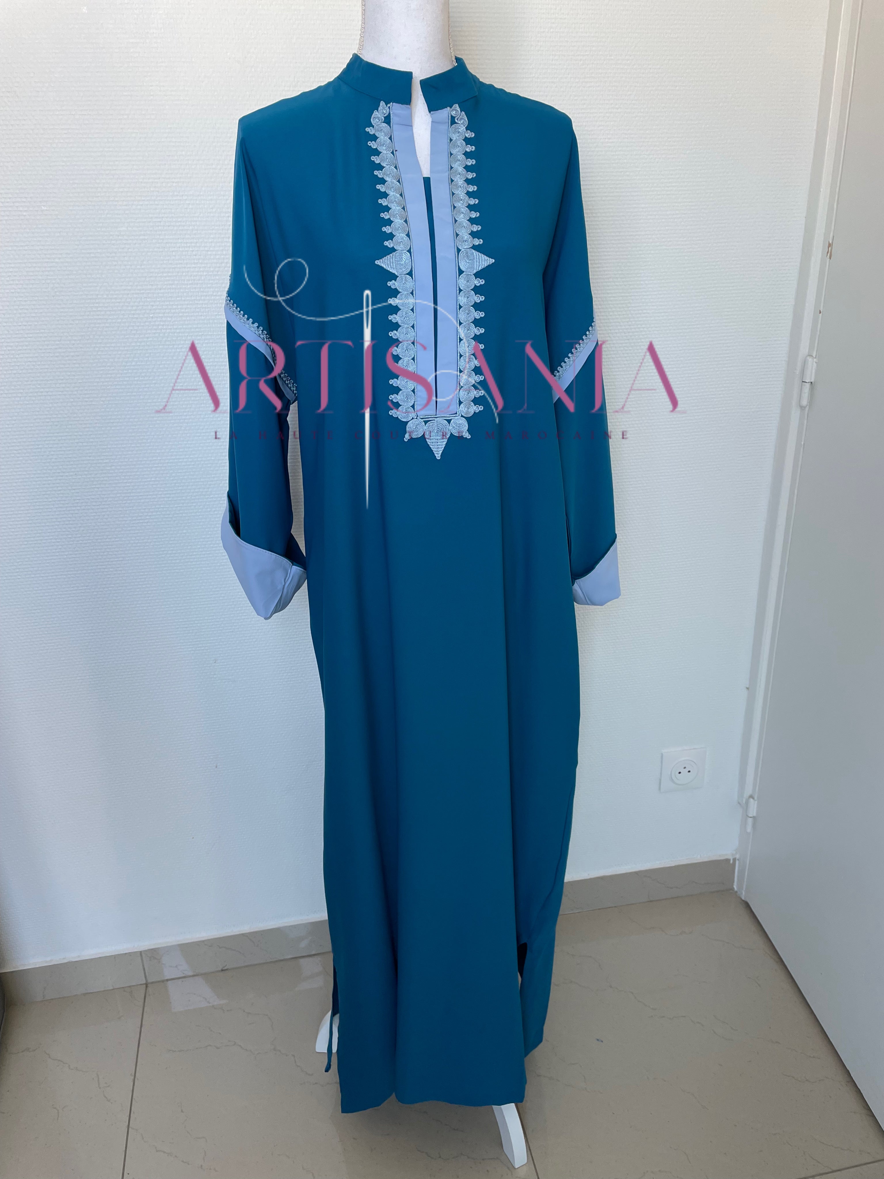 Gandoura marocaine petit prix - modèle Ambre