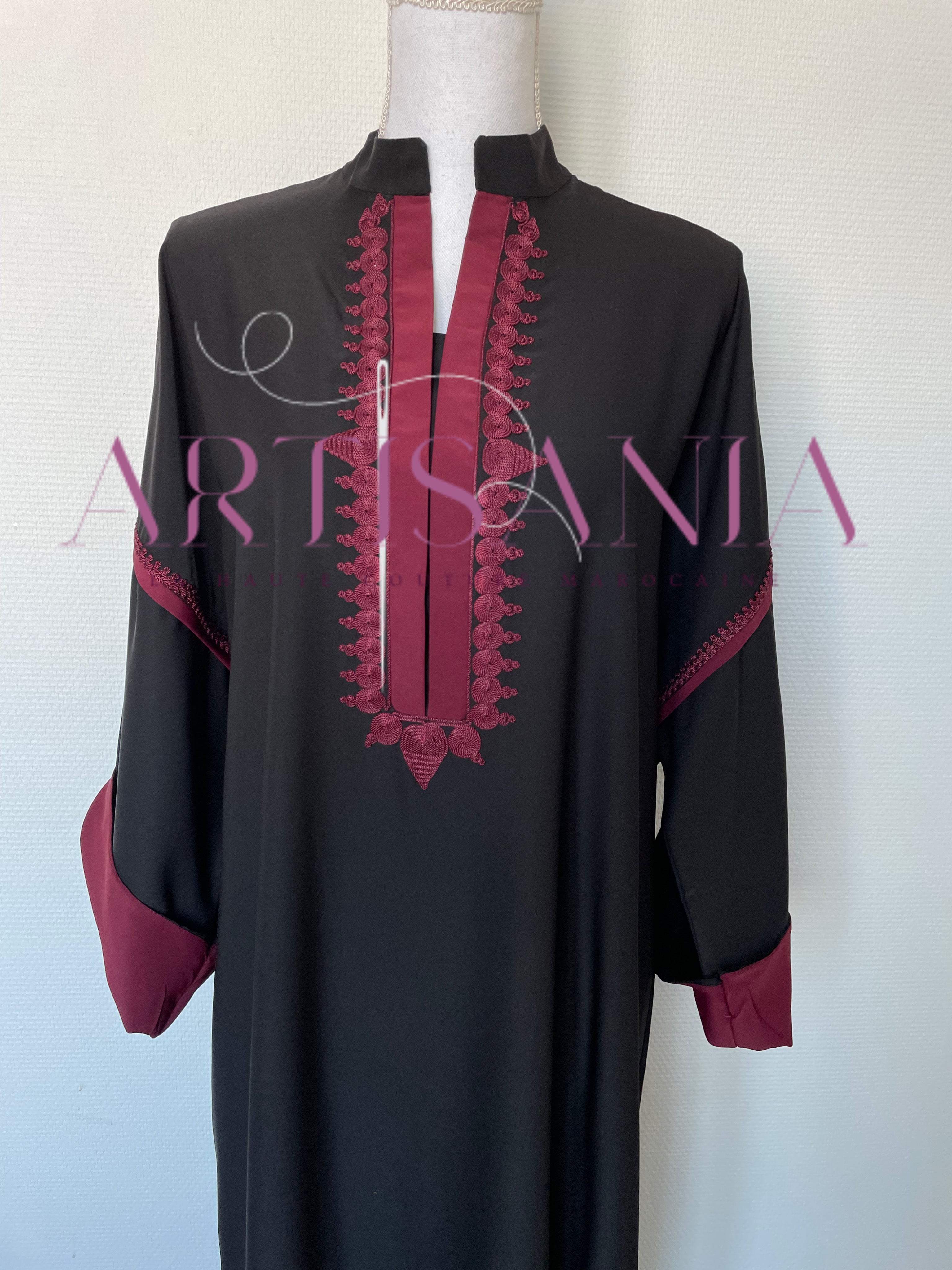 Gandoura marocaine petit prix - modèle Ambre