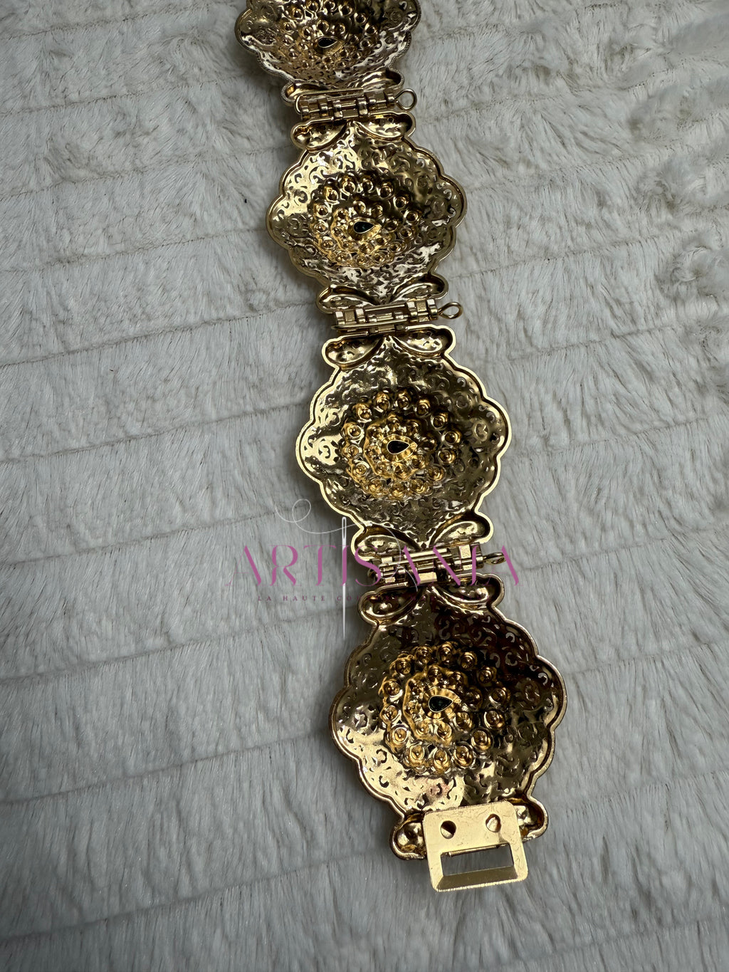 Ceinture métallique ajustable colorée - pour caftans, abayas, takchitas ou robes 👗✨