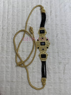 Ceinture métallique ajustable - ornée de perles colorées ✨🩷