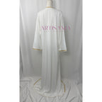 Takchita marocaine blanche et doré - modèle Linda ✨🤍