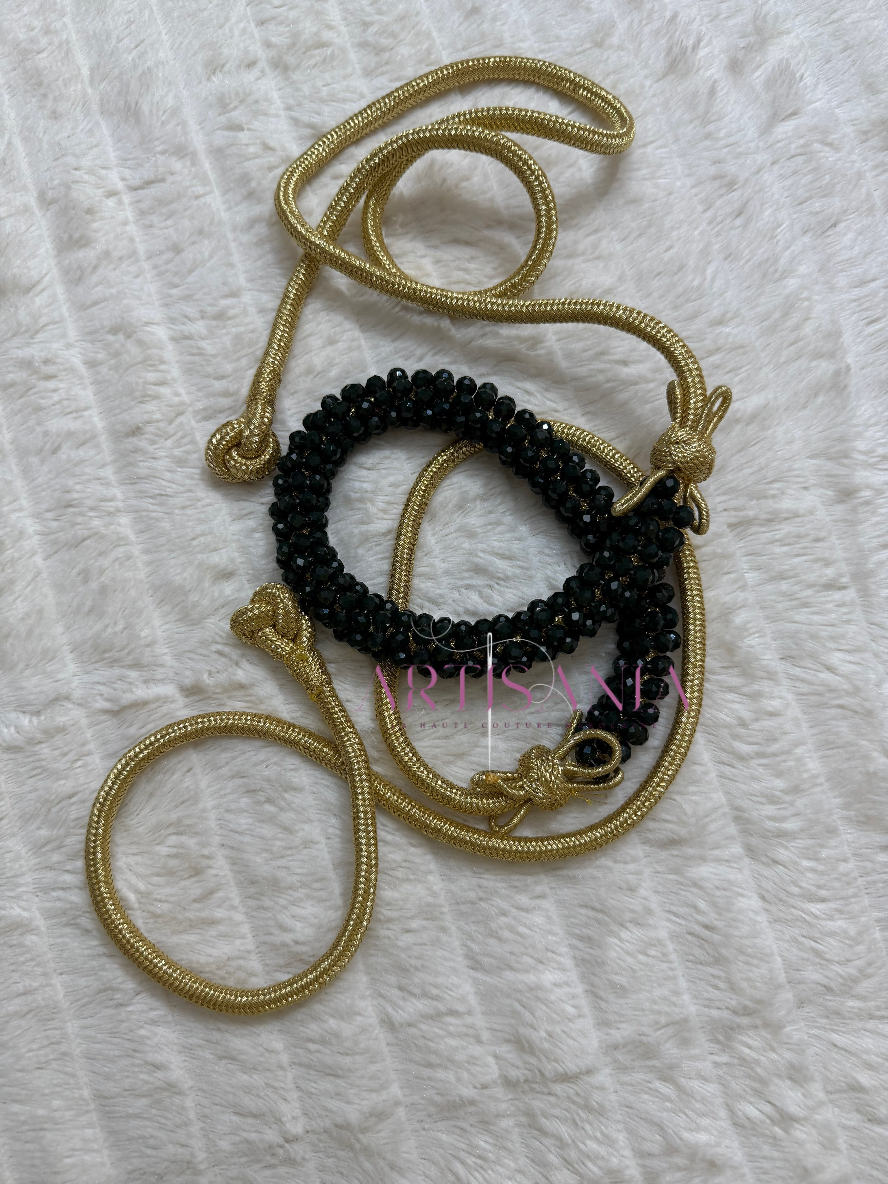 Ceintures fines ornées de perles colorées ✨