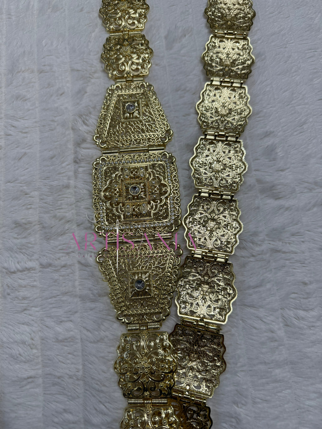 Ceinture métallique ajustable - pour caftans, gandouras, robes, takchitas.. ✨