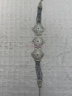 Ceinture métallique argenté - idéale pour accompagner vos tenues traditionnelles et simples 🤍