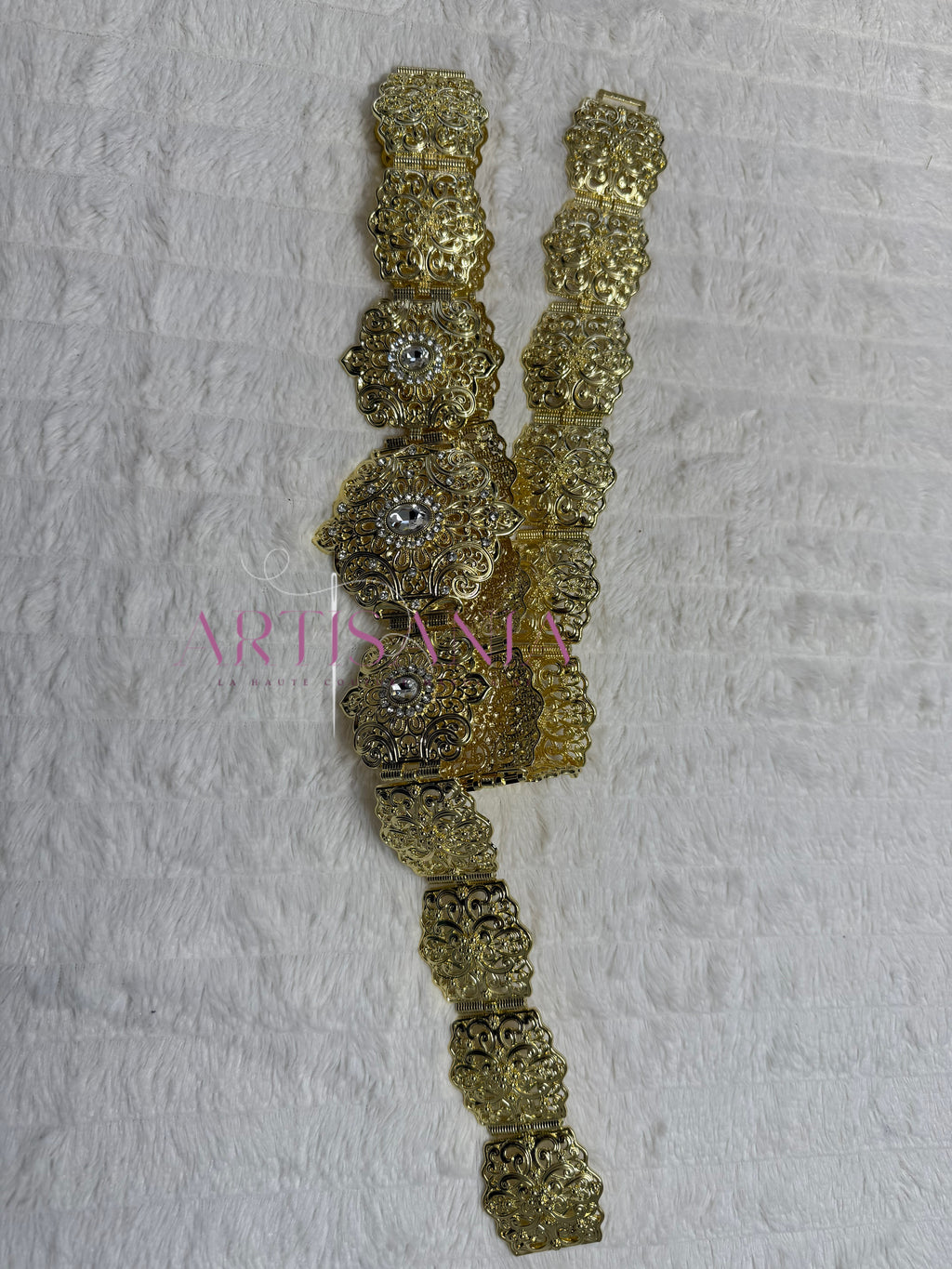 Ceinture métallique ajustable - pour caftans, gandouras, robes, takchitas.. ✨