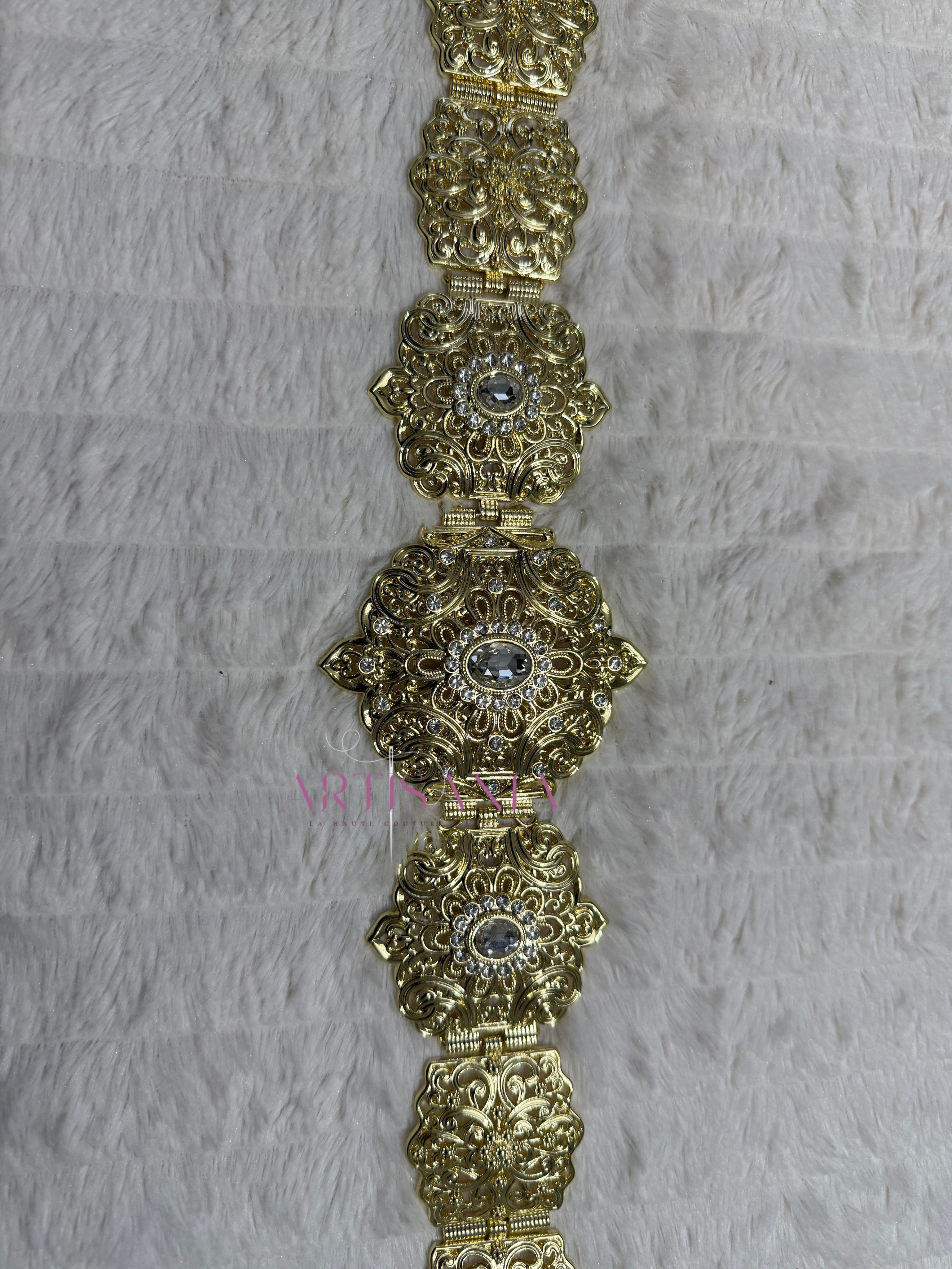 Ceinture métallique ajustable - pour caftans, gandouras, robes, takchitas.. ✨