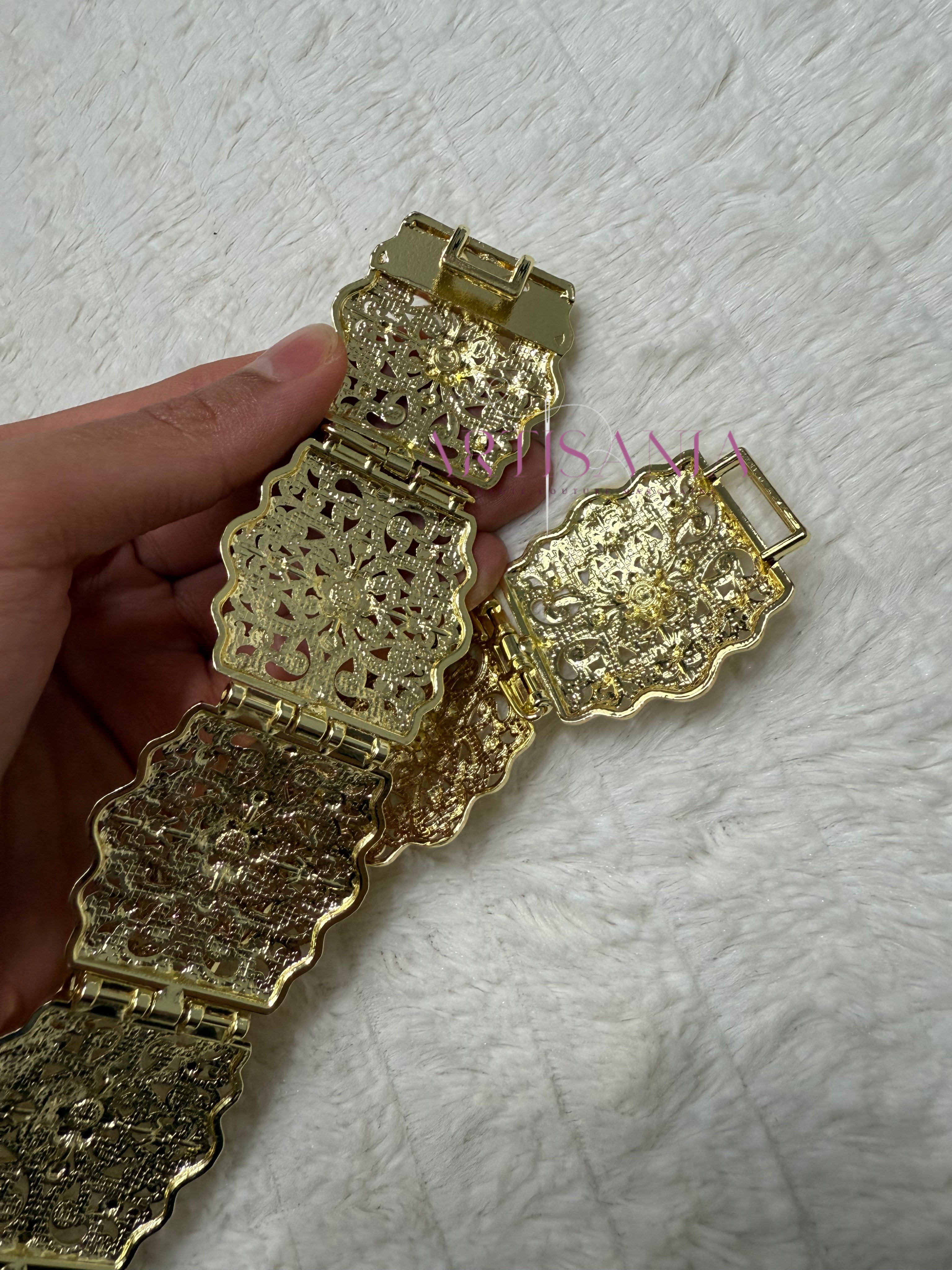 Ceinture métallique ajustable - pour caftans, gandouras, robes, takchitas.. ✨