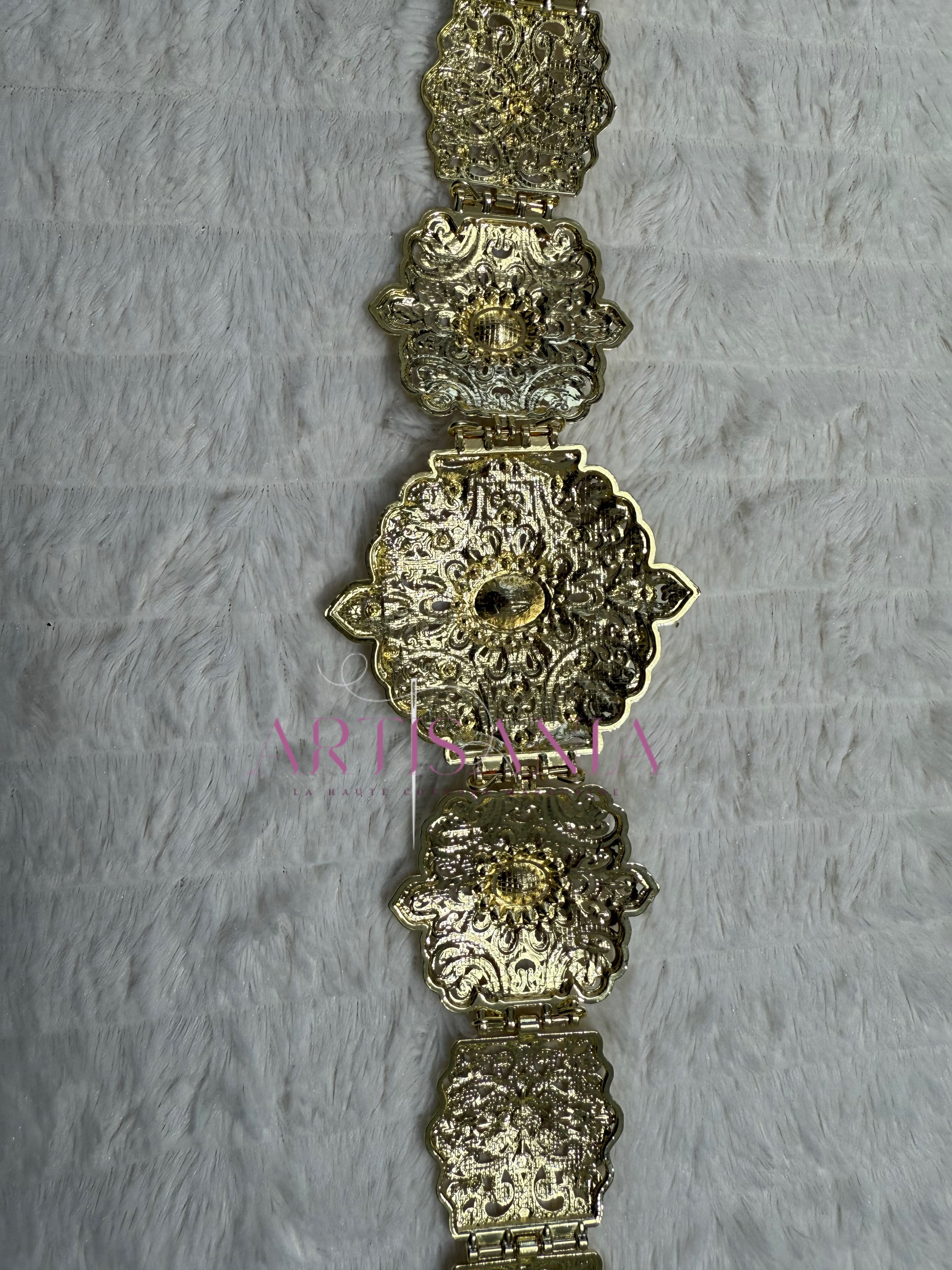 Ceinture métallique ajustable - pour caftans, gandouras, robes, takchitas.. ✨