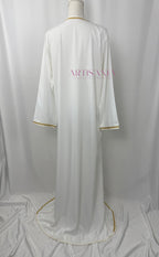 Takchita marocaine blanche et doré - modèle Stella ✨🤍