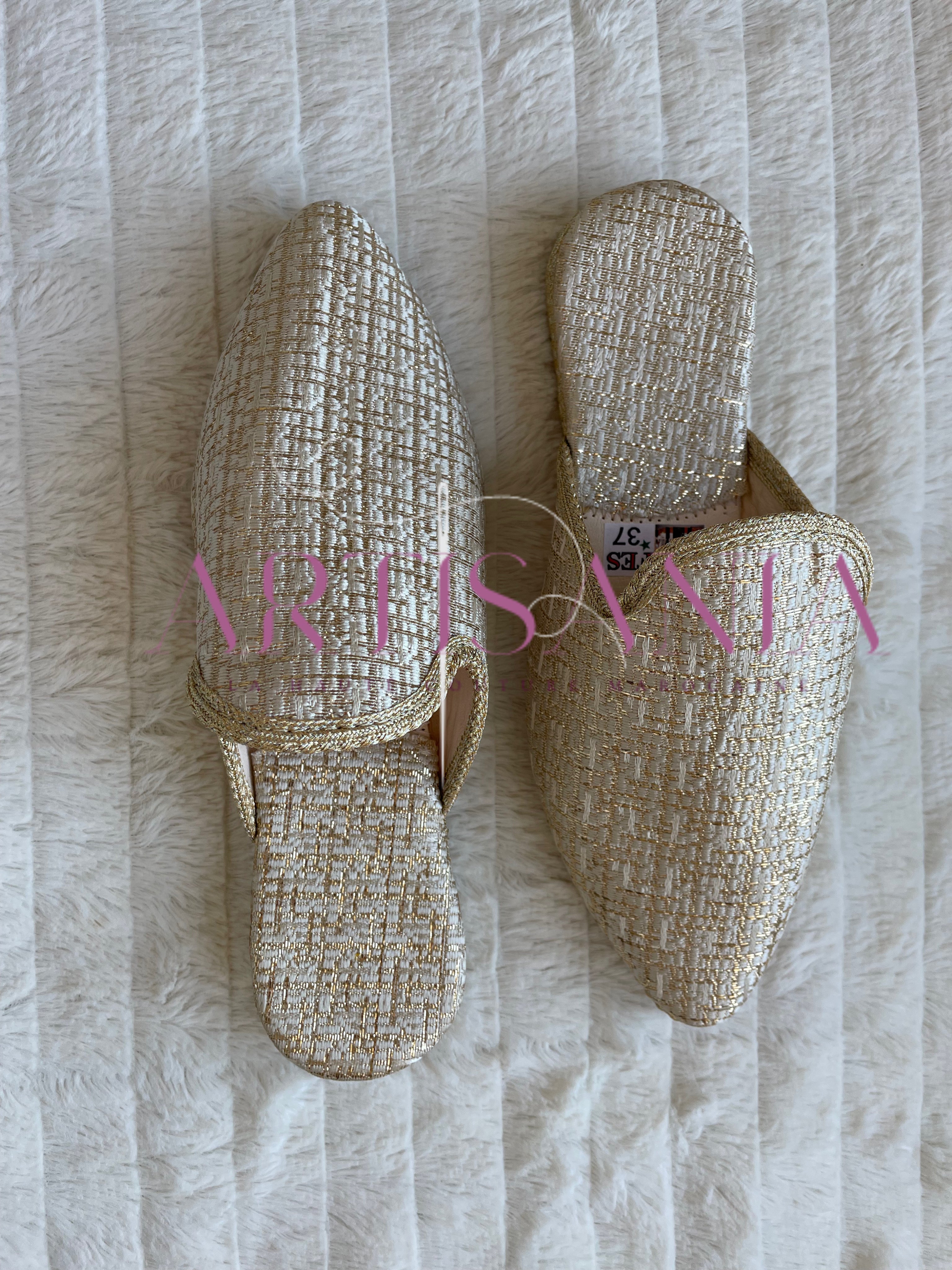 Babouche petit talon - modèle Maé ✨
