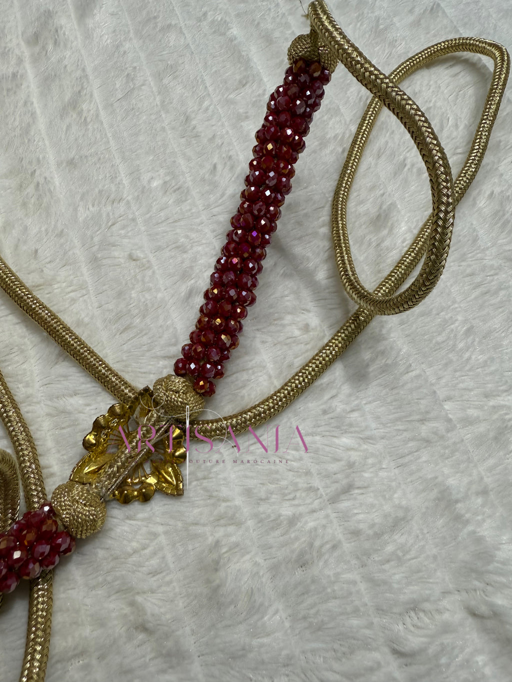 Ceintures fines ornées de perles colorées - avec bijoux ✨