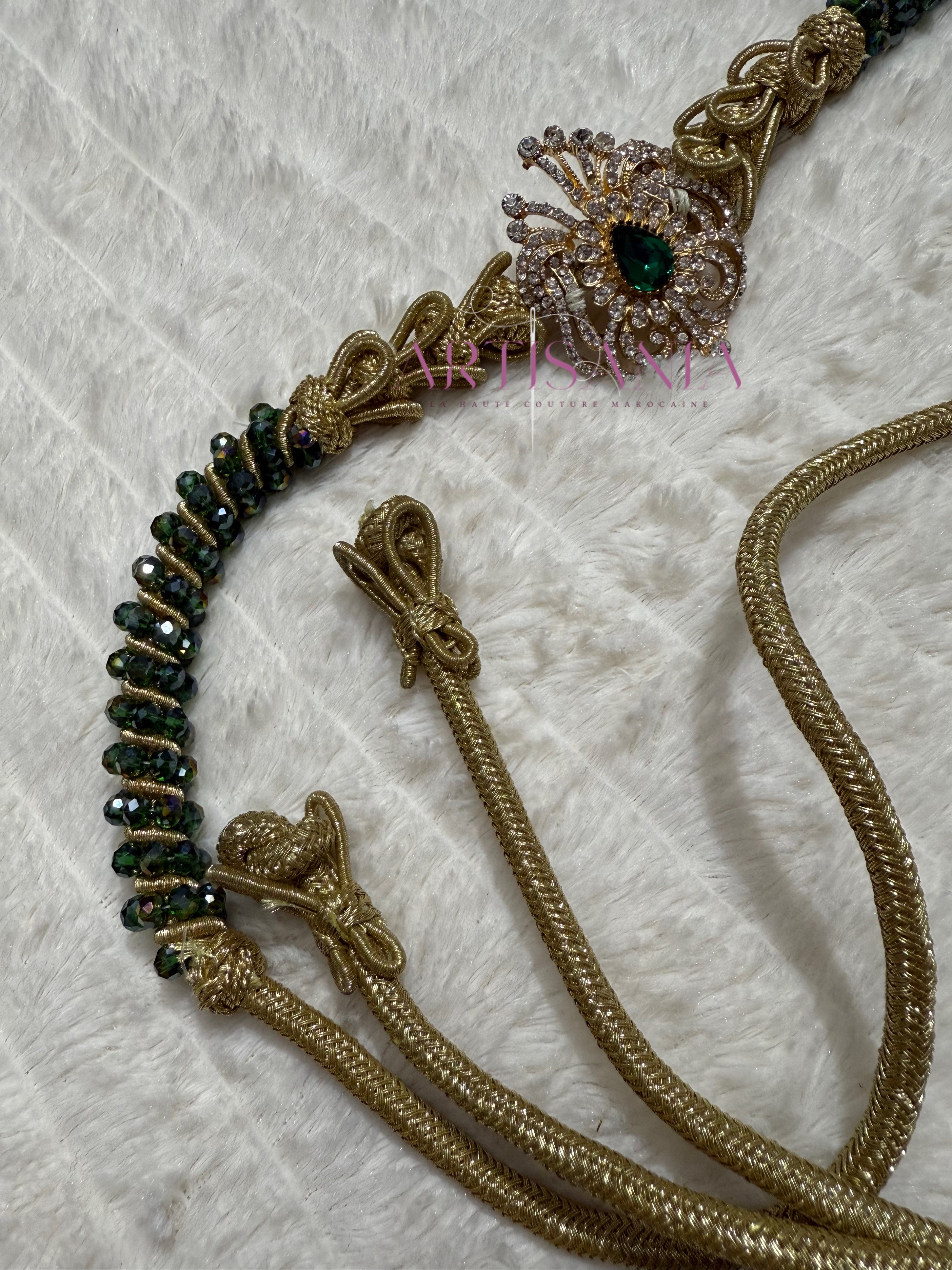 Ceintures fines ornées de perles colorées - avec bijoux ✨