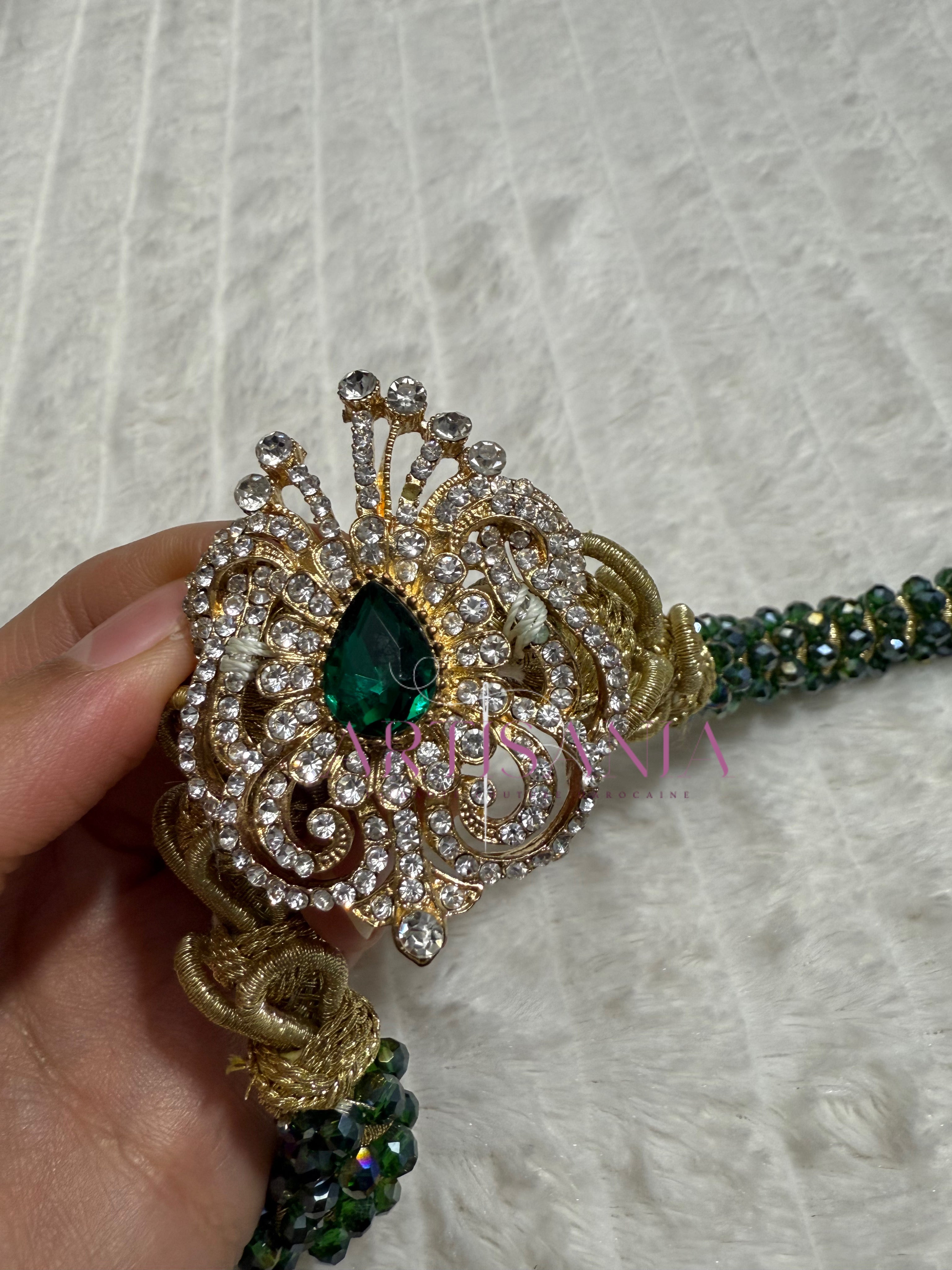 Ceintures fines ornées de perles colorées - avec bijoux ✨