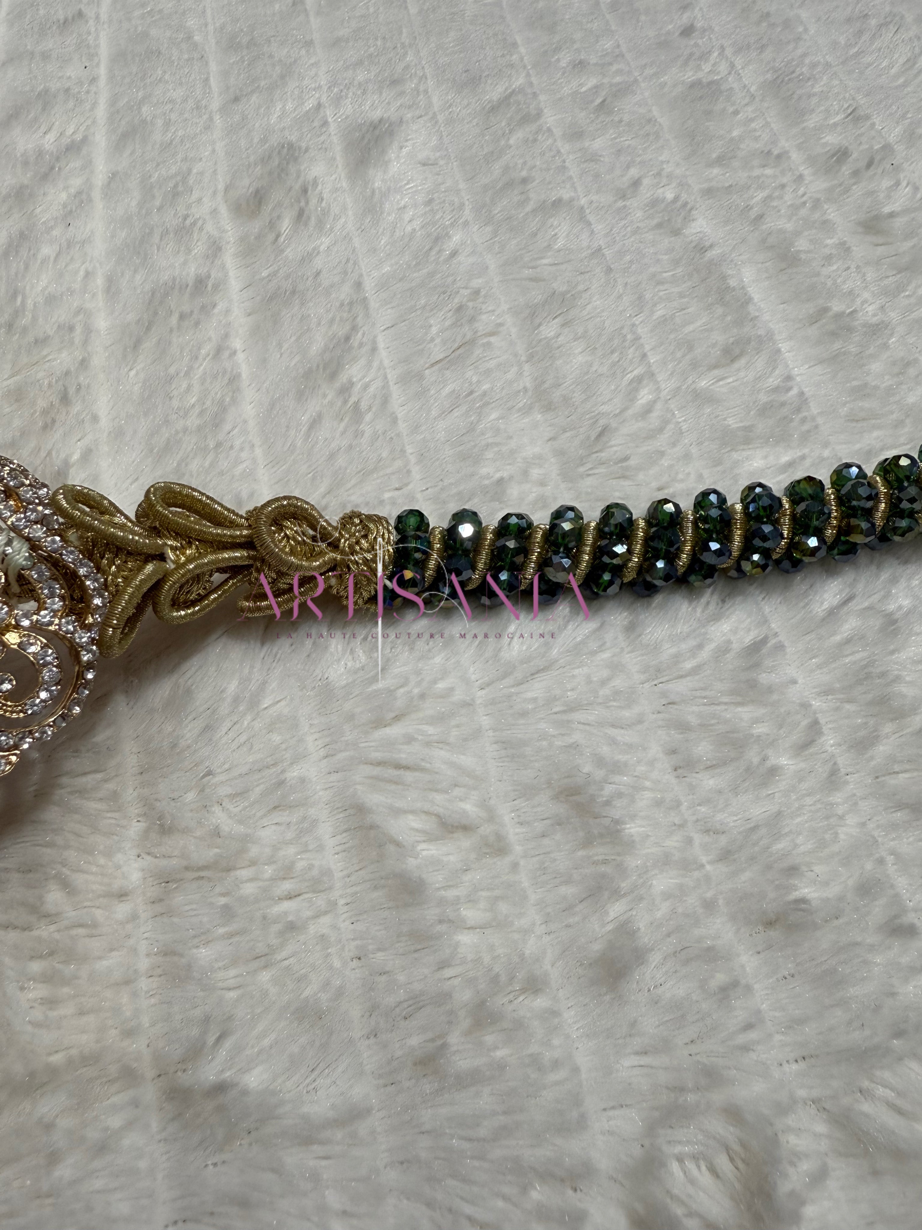 Ceintures fines ornées de perles colorées - avec bijoux ✨