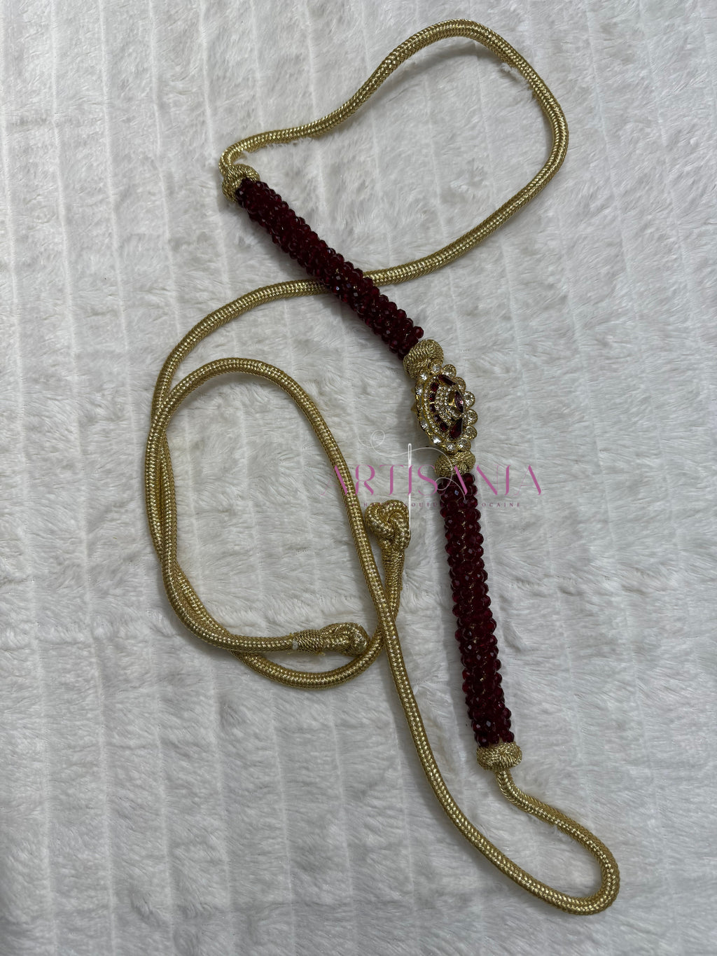 Ceintures fines ornées de perles colorées - avec bijoux ✨
