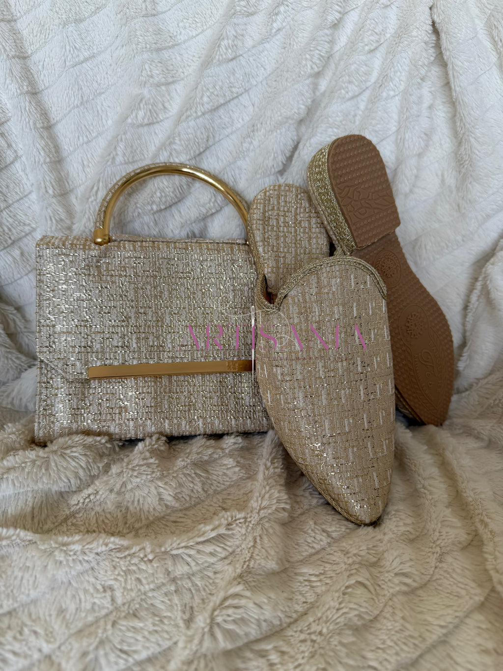 Babouche petit talon - modèle Maé ✨