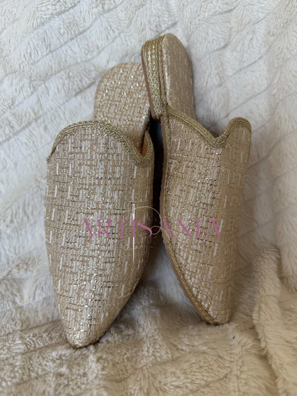 Babouche petit talon - modèle Maé ✨