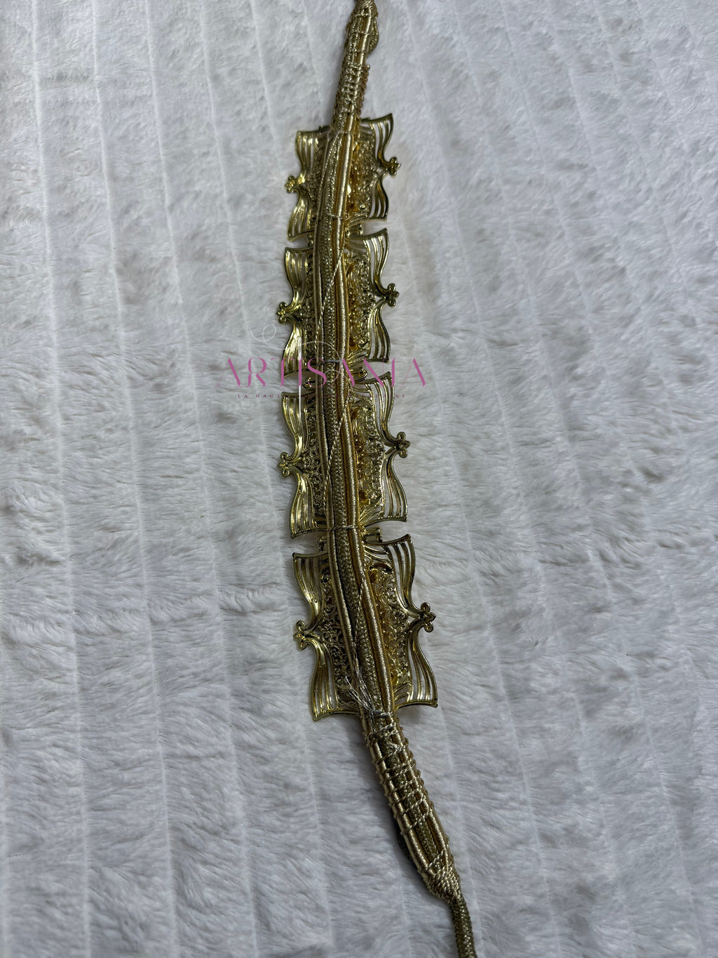 Ceinture métallique - dorée ajustable pour vos tenues simples ou traditionnelles 🇲🇦✨