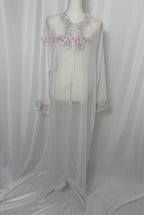 Jellaba marocaine blanche deux pièces - modèle Maryam 🪡🤍