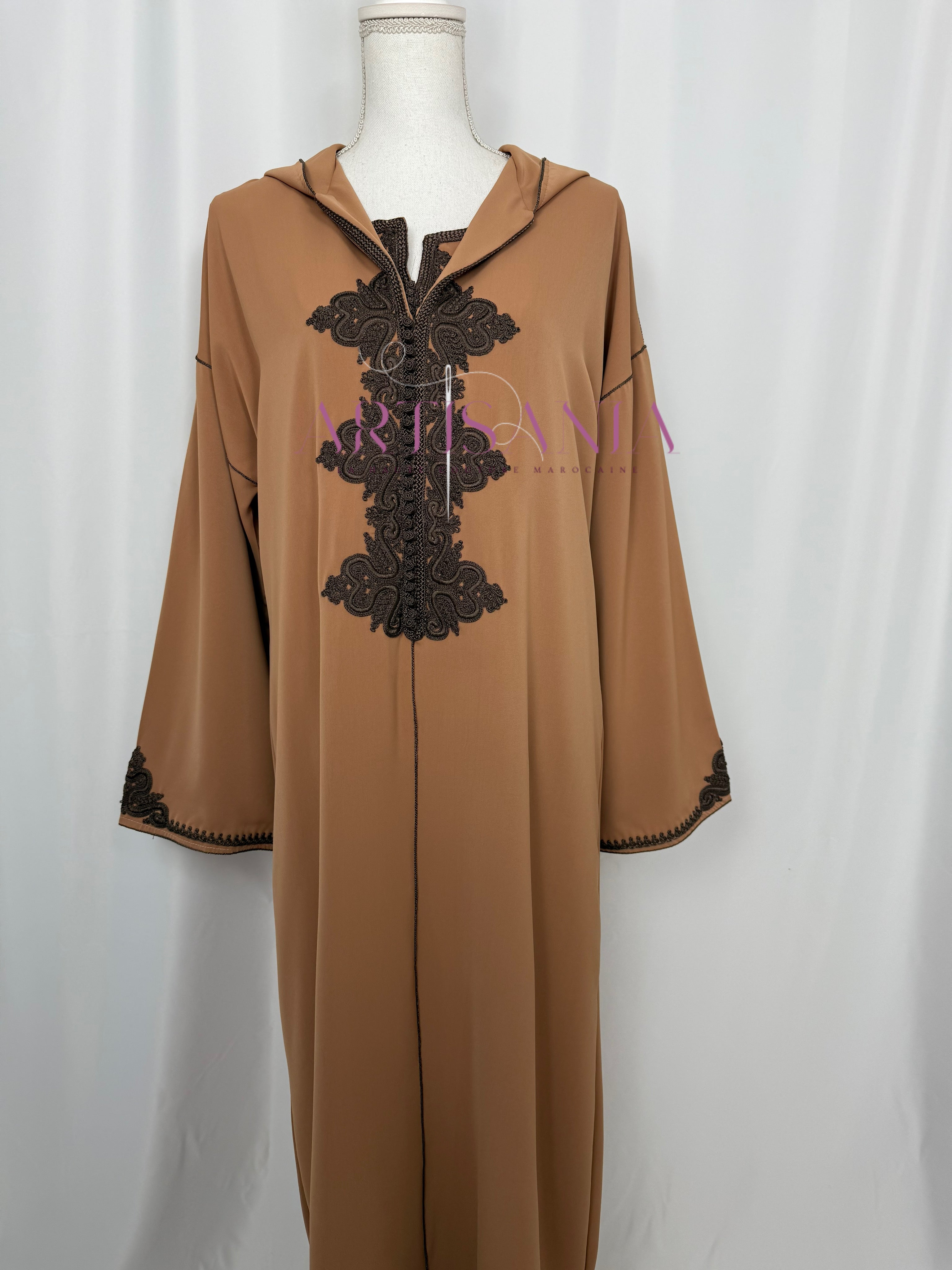 Jellaba marocaine deux pièces - modèle Margaux