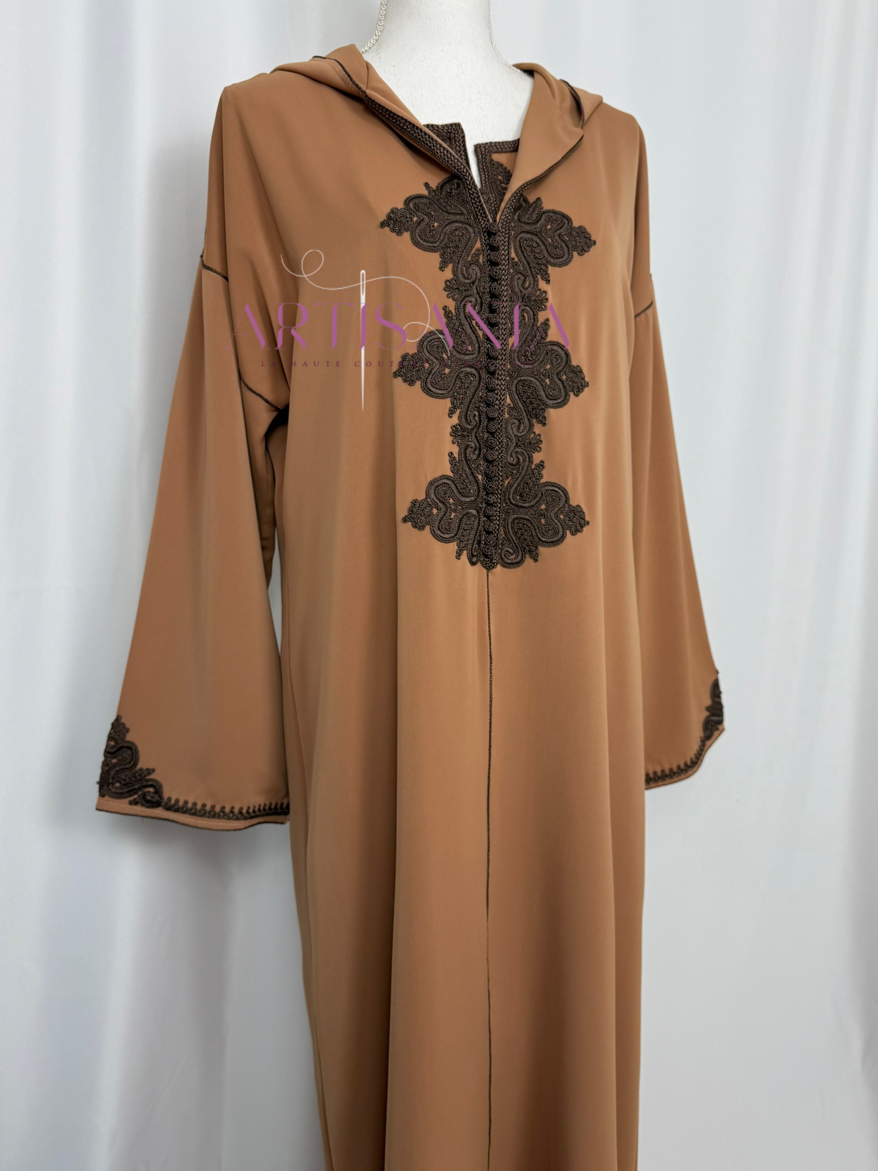 Jellaba marocaine deux pièces - modèle Margaux