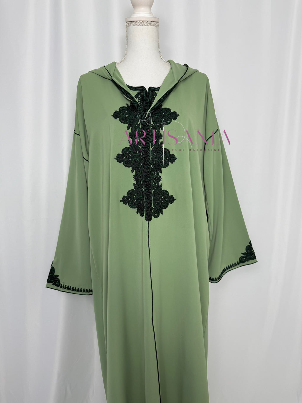 Jellaba marocaine deux pièces - modèle Margaux