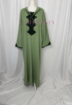 Jellaba marocaine deux pièces - modèle Margaux