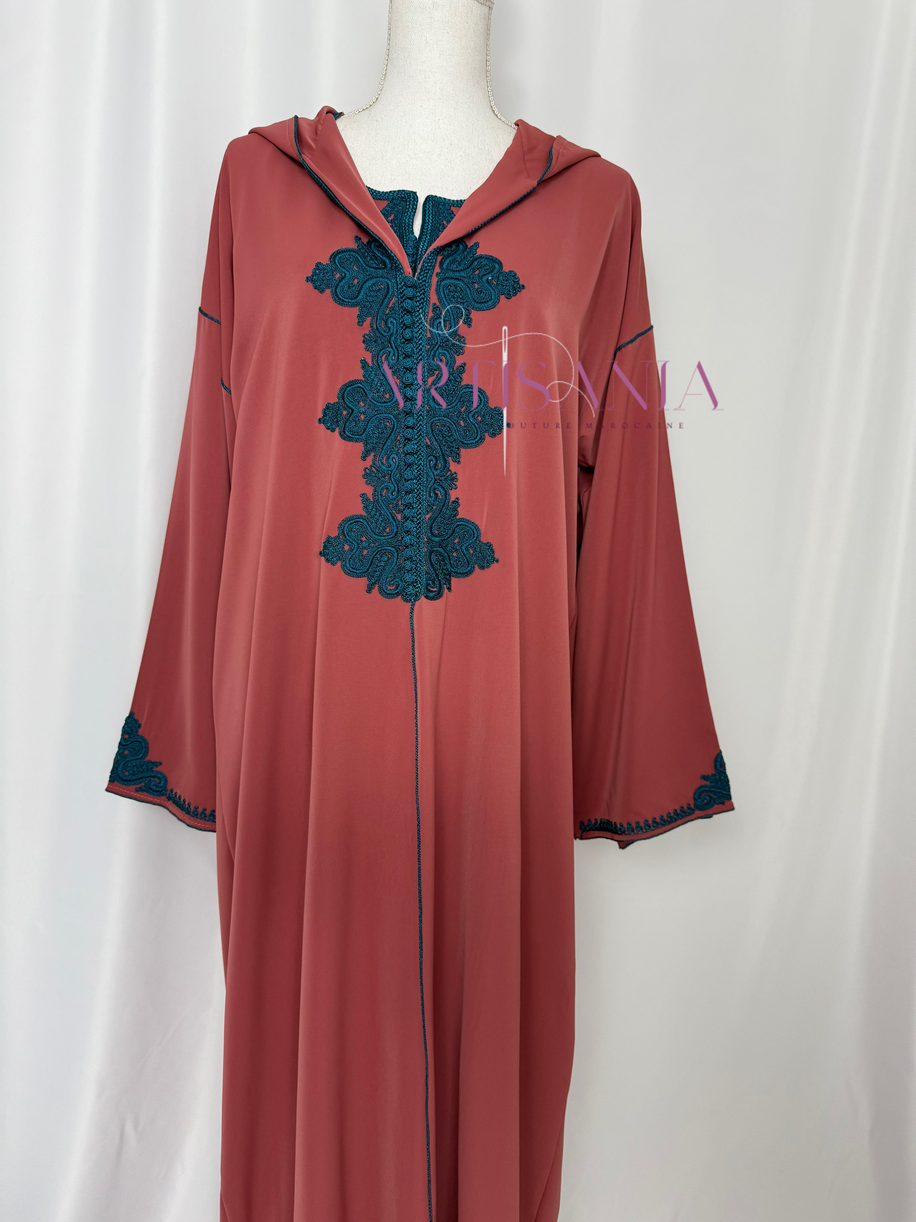 Jellaba marocaine deux pièces - modèle Margaux