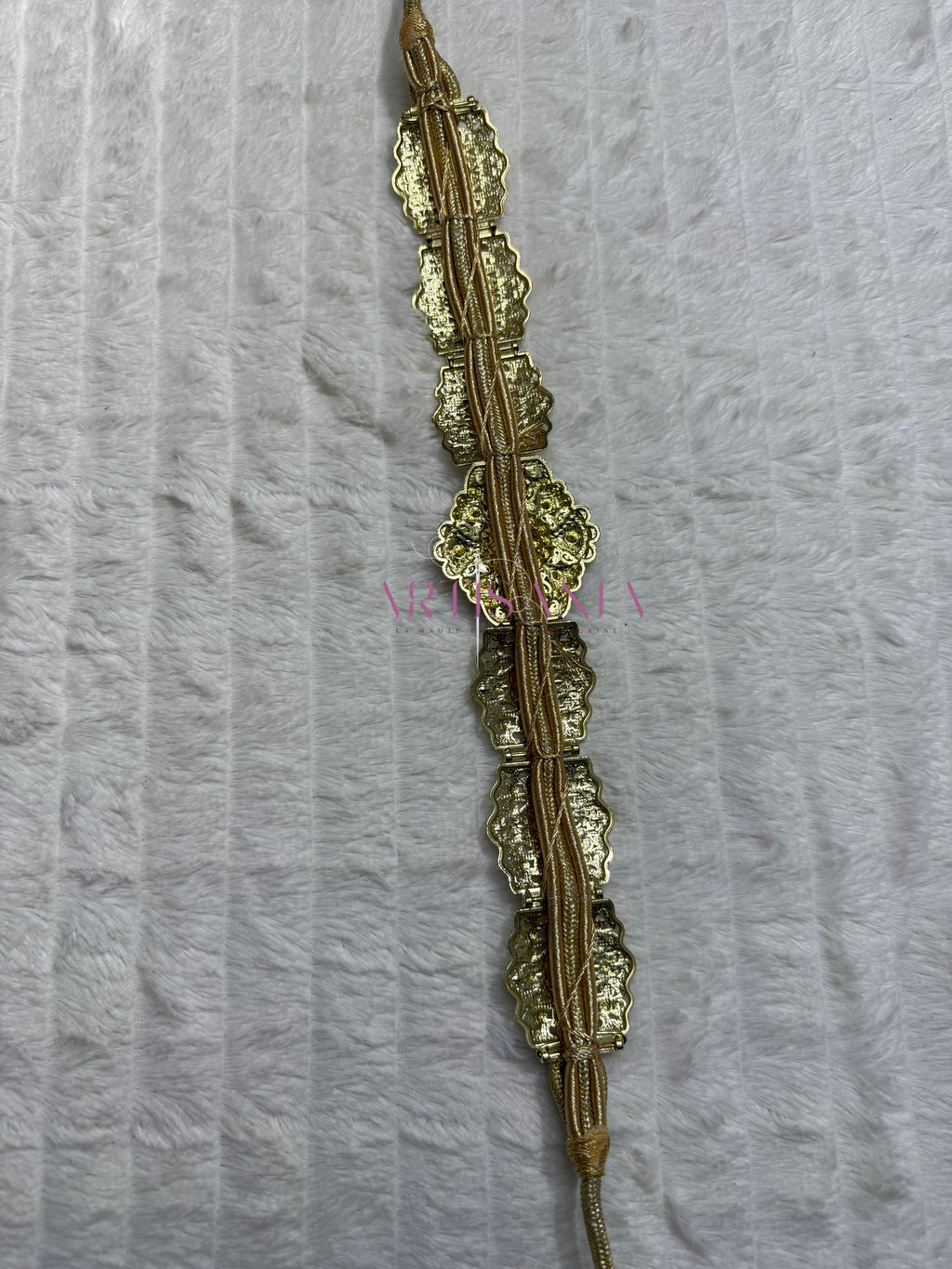 Ceinture métallique - dorée ajustable pour vos tenues simples ou traditionnelles 🇲🇦✨