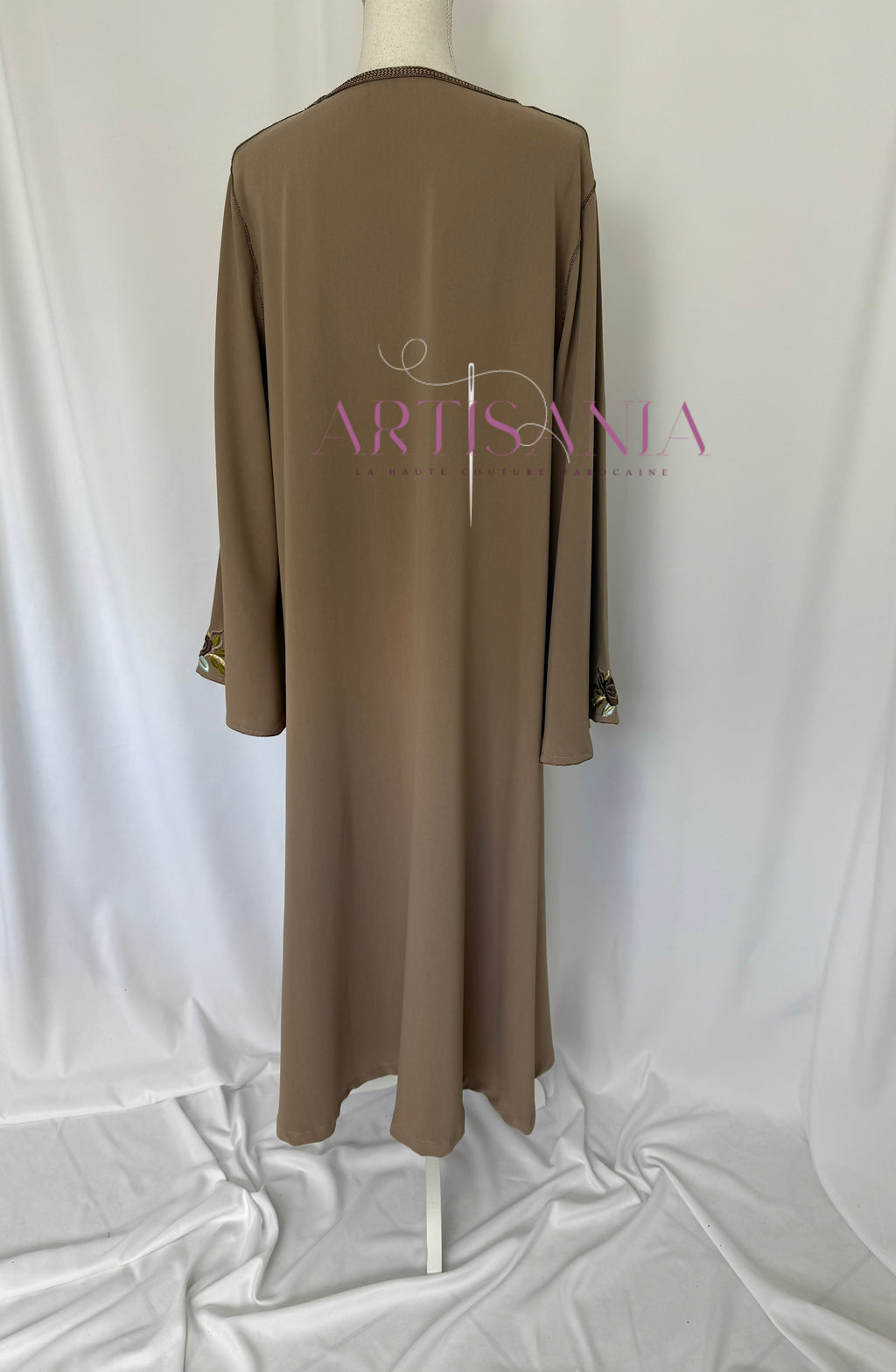 Gandoura marocaine brodée mi longue - modèle Souad 💐✨